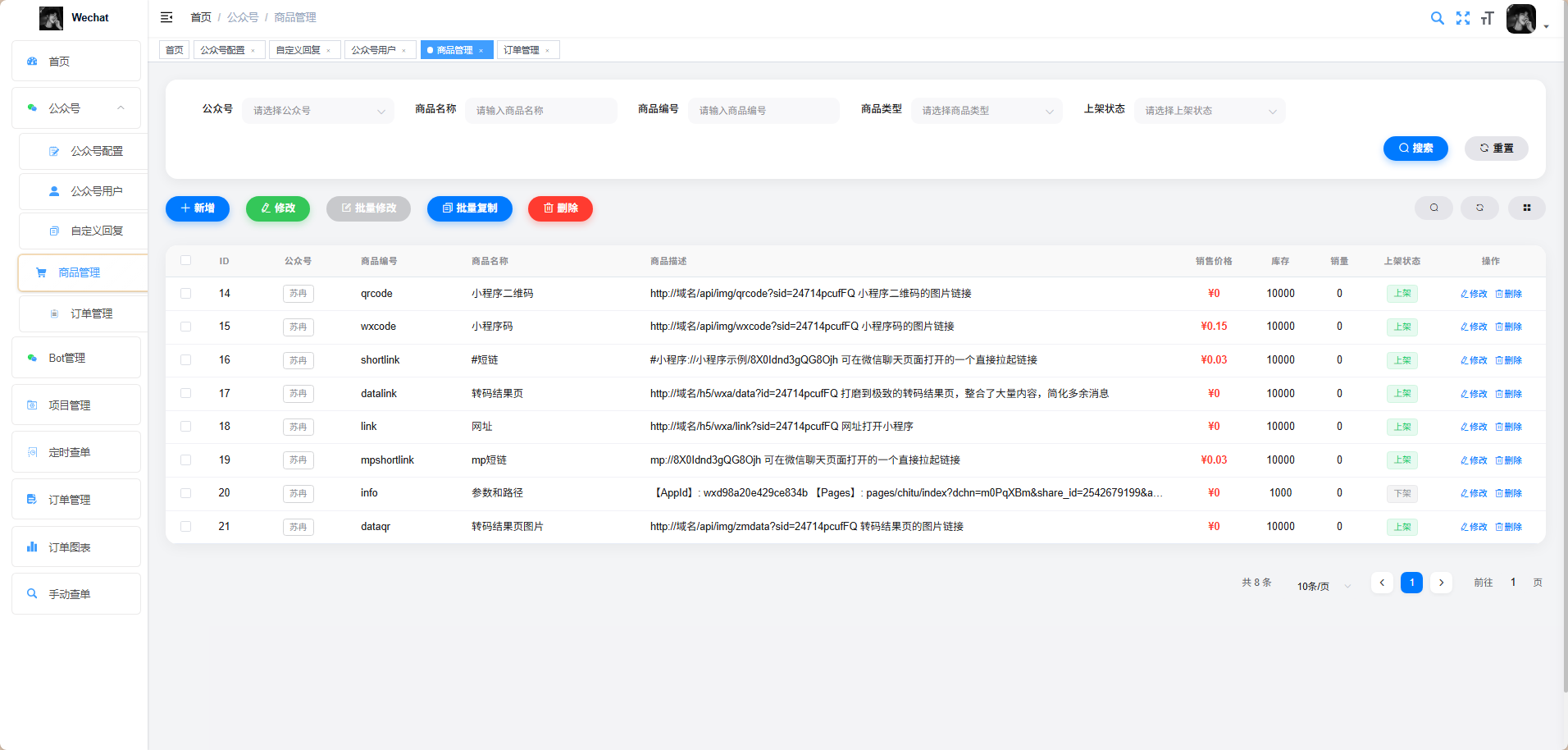 商品管理